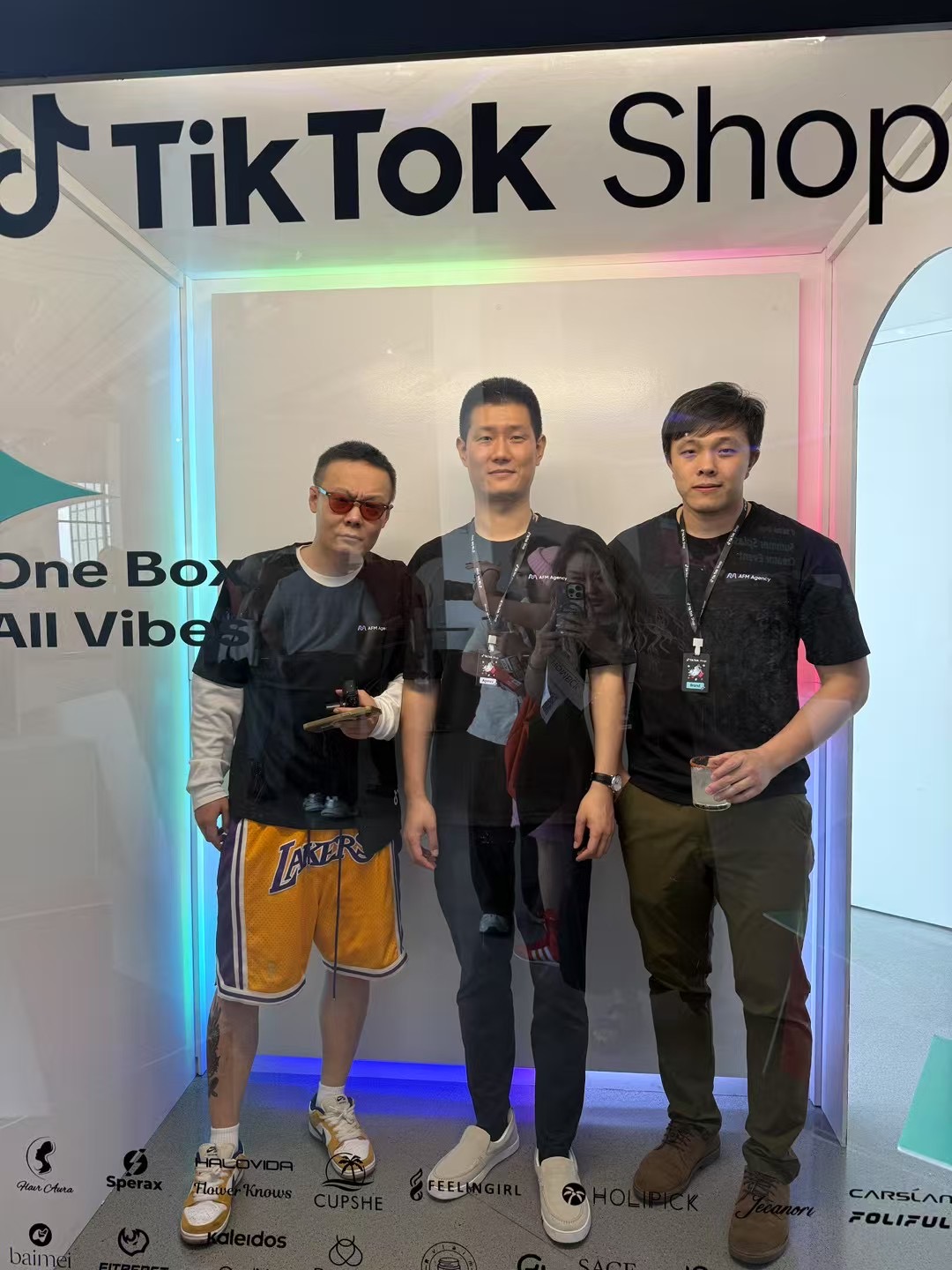 Team at TikTok Shop Booth